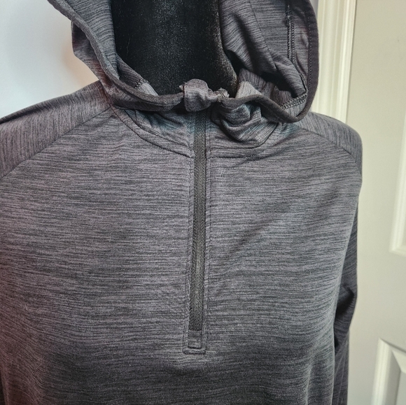 Russell Training Fit Size M(38-40) Men's Dri-Power 360 Black/Gray Hoodie Pullove - Picture 3 of 9